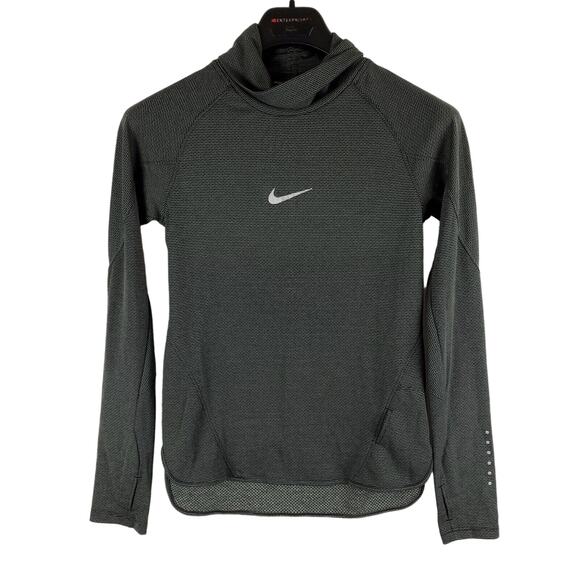 Nike Tops - Nike Dri Fit Shirt Womens Small Running Jogging Cowl Neck Green 686955-010 Top